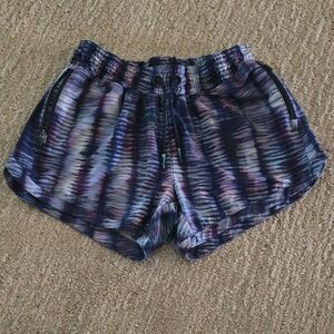 Athleta Girl Blue and Purple Athletic Shorts Size Large